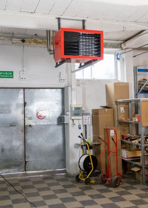 Nagrzewnica gazowa powietrza ścienna z wyrzutem spalin 55 kW