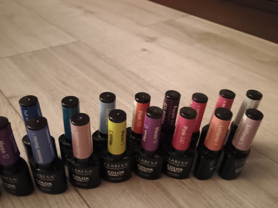 Lakiery hybrydowe 27 kolorów Claresa