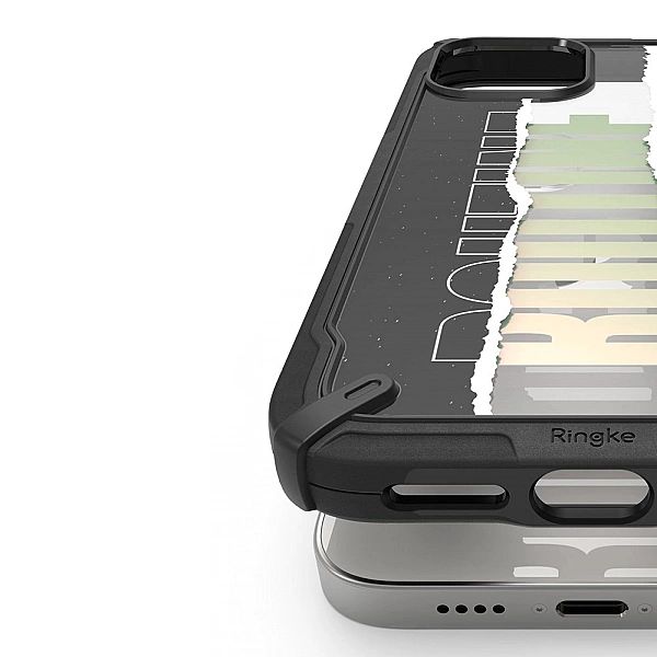 Etui Ringke Fusion X Design do iPhone 12 mini czarny (Routine)