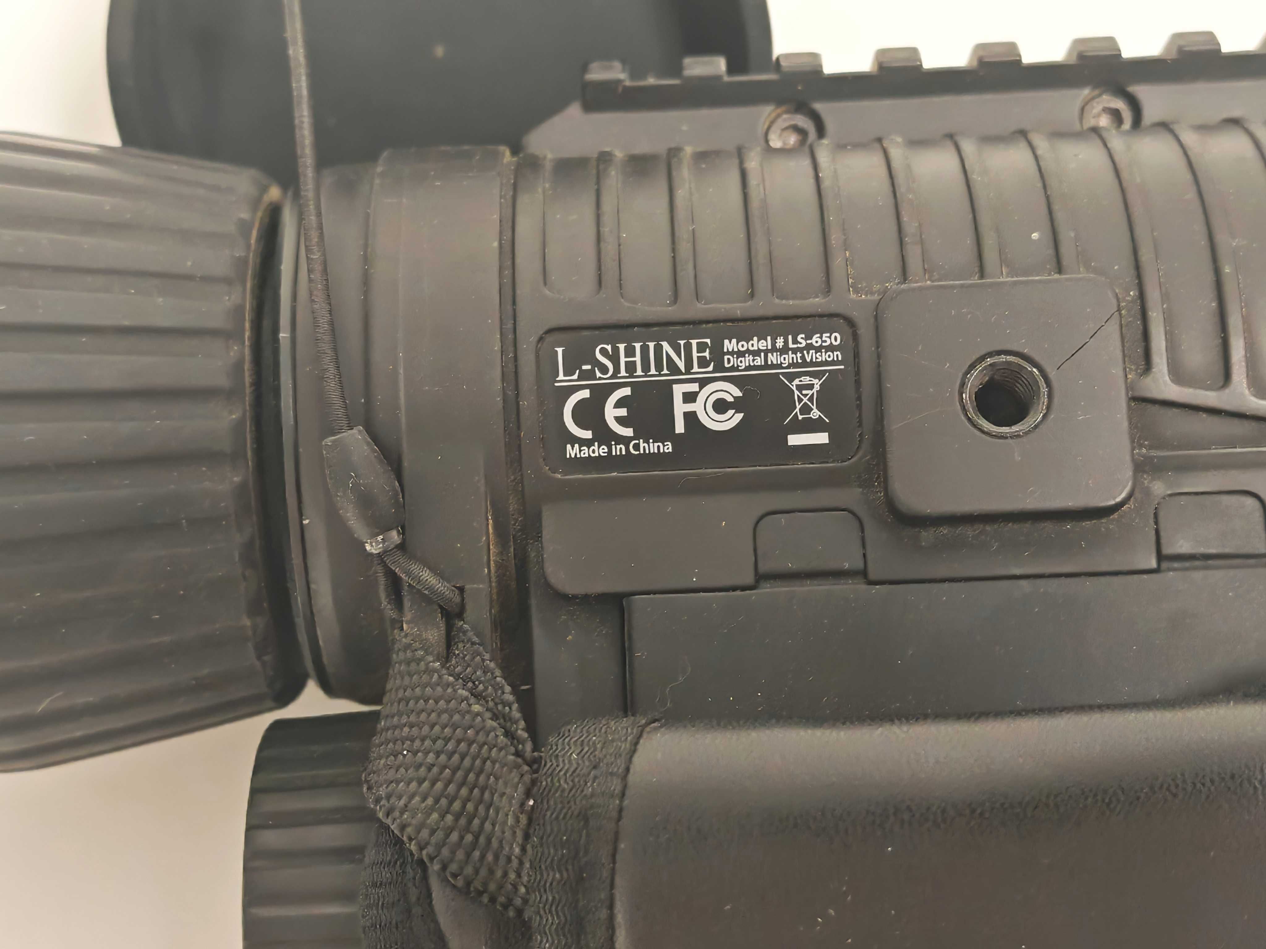 Monokular noktowizyjny L-Shine LS-650 6x50 Zestaw