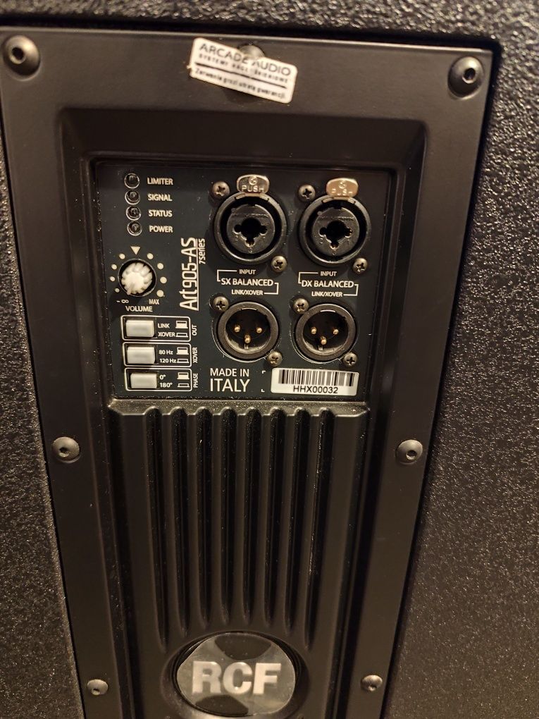 Electro voice zestaw2* ELX 115P I 2*RCF AS 905