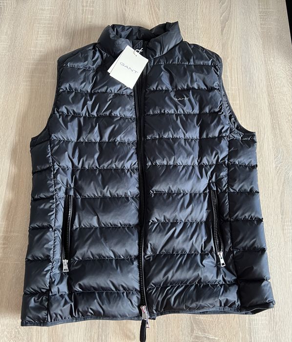 NOWA Kamizelka/bezrękawnik męska GANT M black