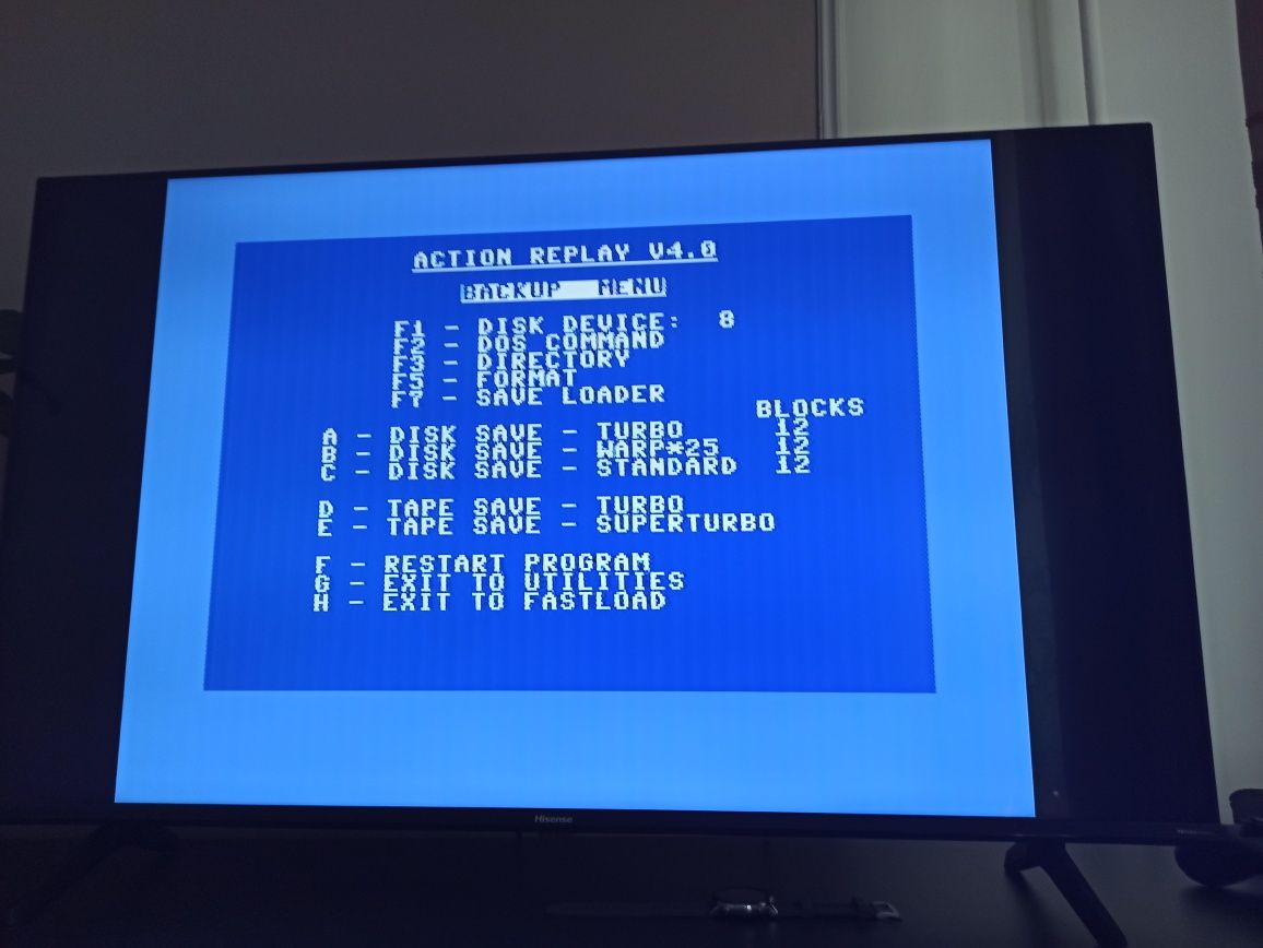 Commodore cartridge  Action Replay