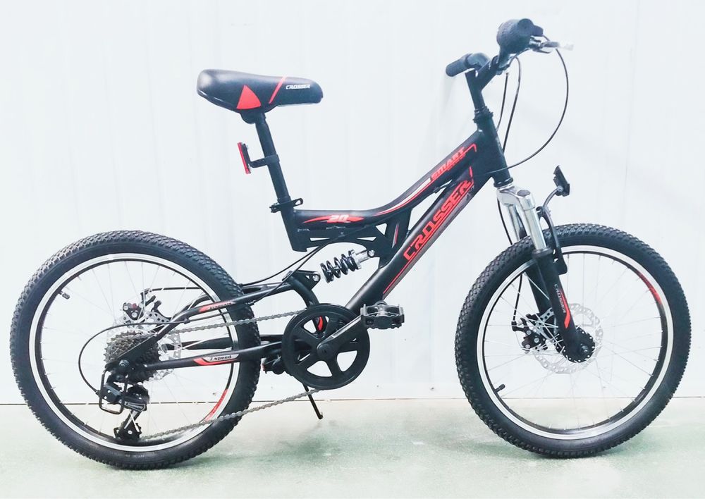 Детский Велосипед Crosser Smart  20" Black / Red