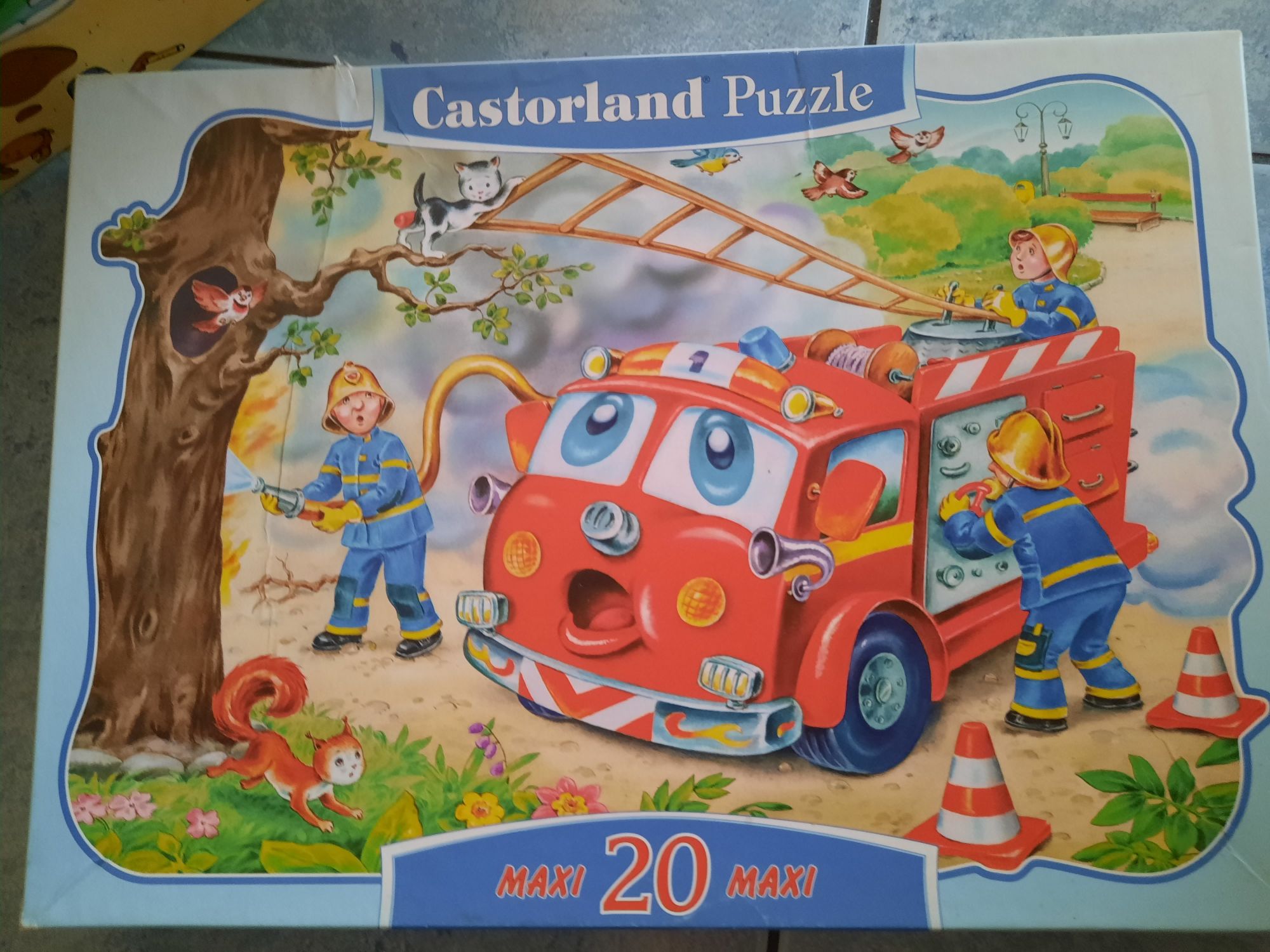 Puzzle straż pożarna 20 maxi