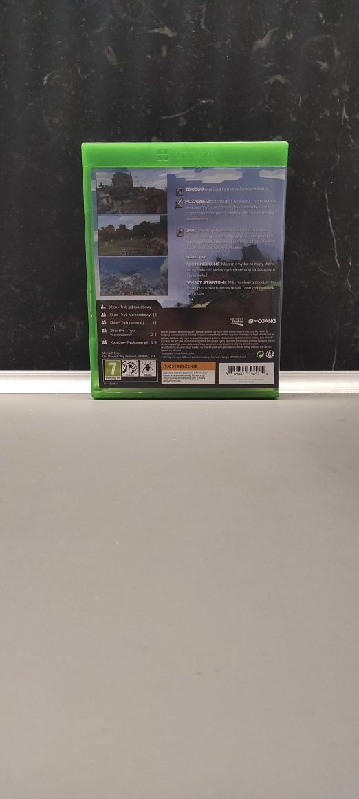 Gra na Xbox one Minecraft