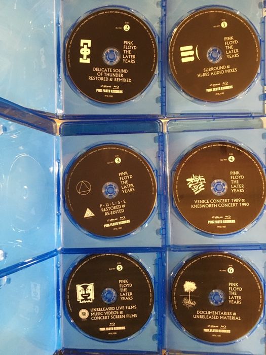 Pink Floyd - The Later Years 1987-2019/2019/БП/6 x Blu-Ray