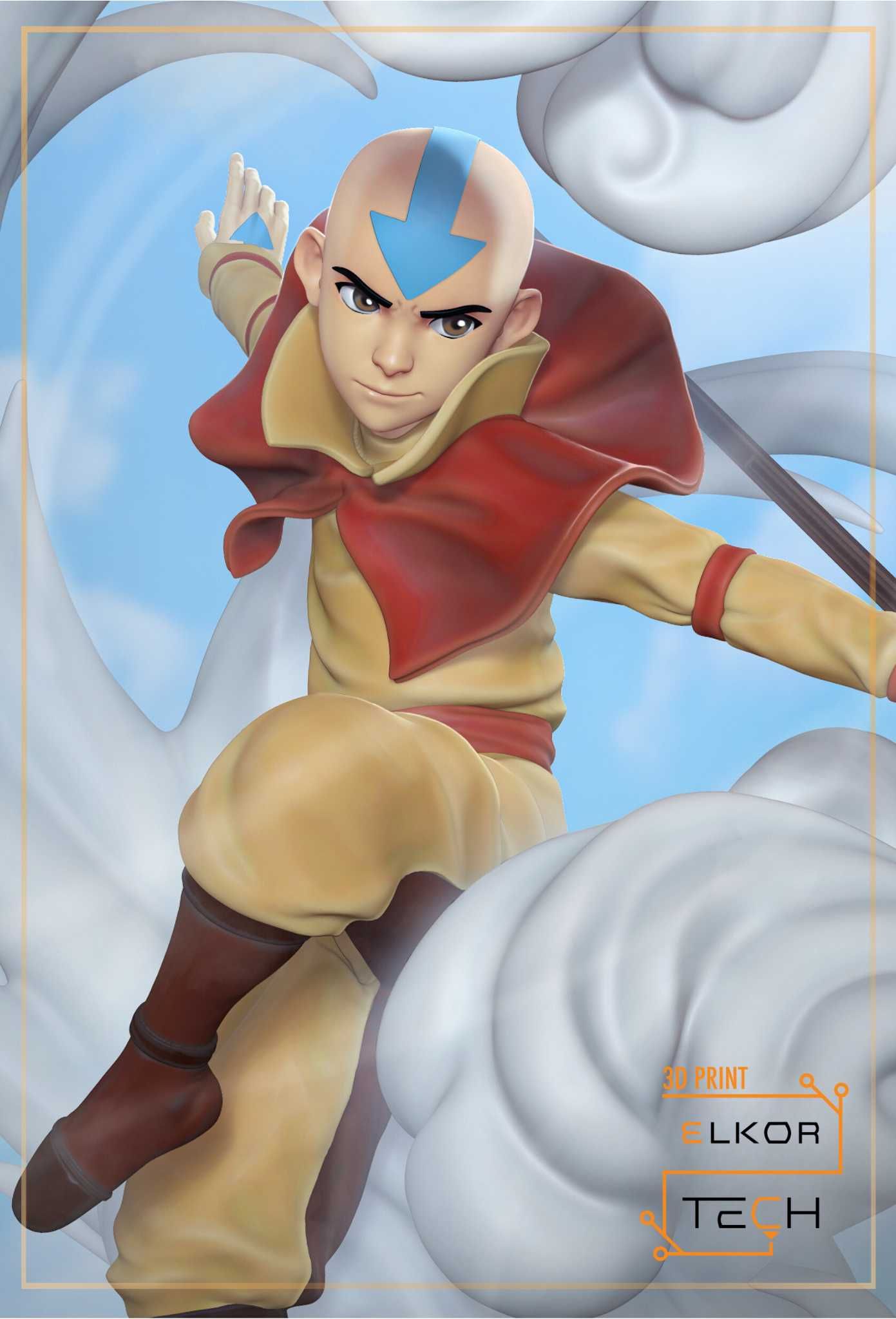 Figurka Aang - Mistrz Powietrza z Avatar: The Last Airbender