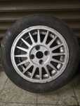 Oryginalne felgi R14 4x100 Golf 2 aluminiowe z oponami