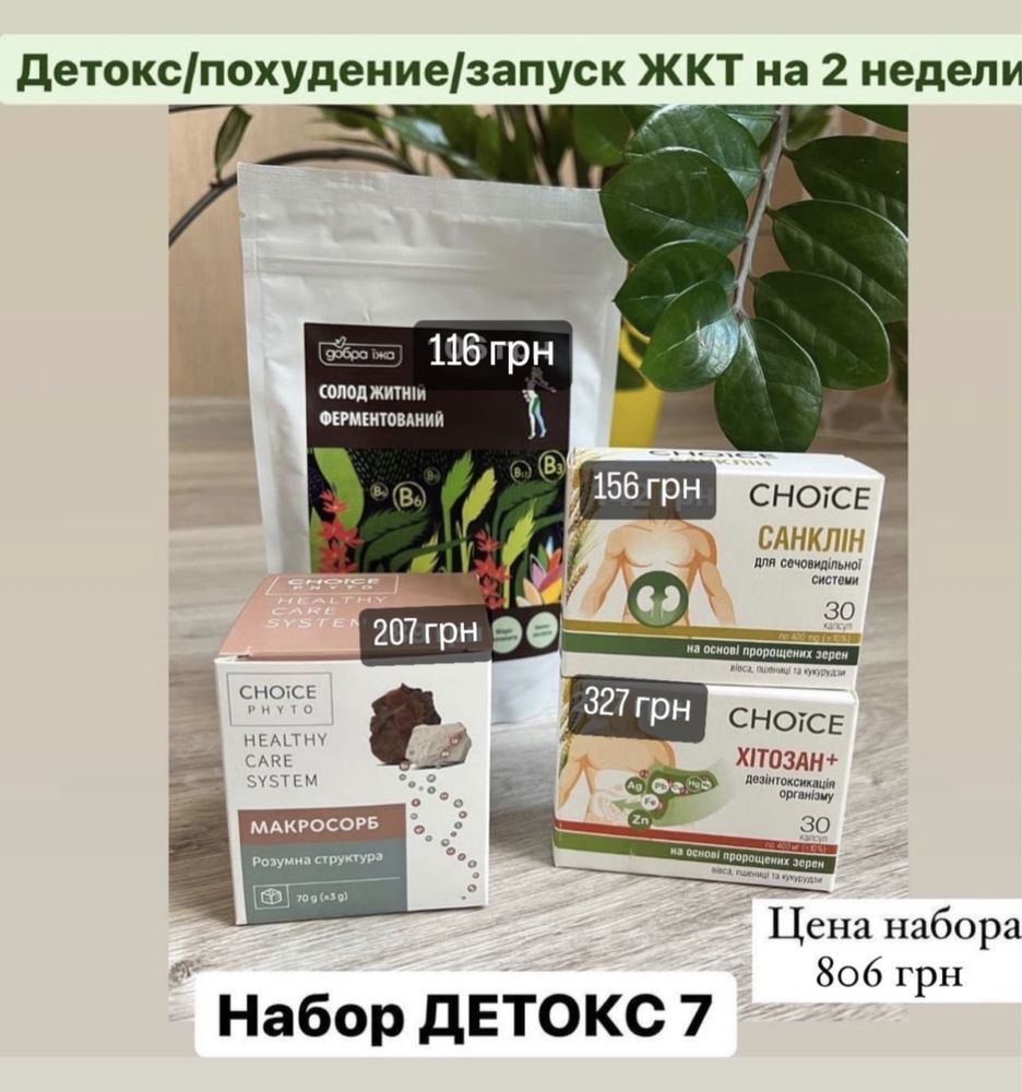 Здоровое похудение и детокс с CHOICE