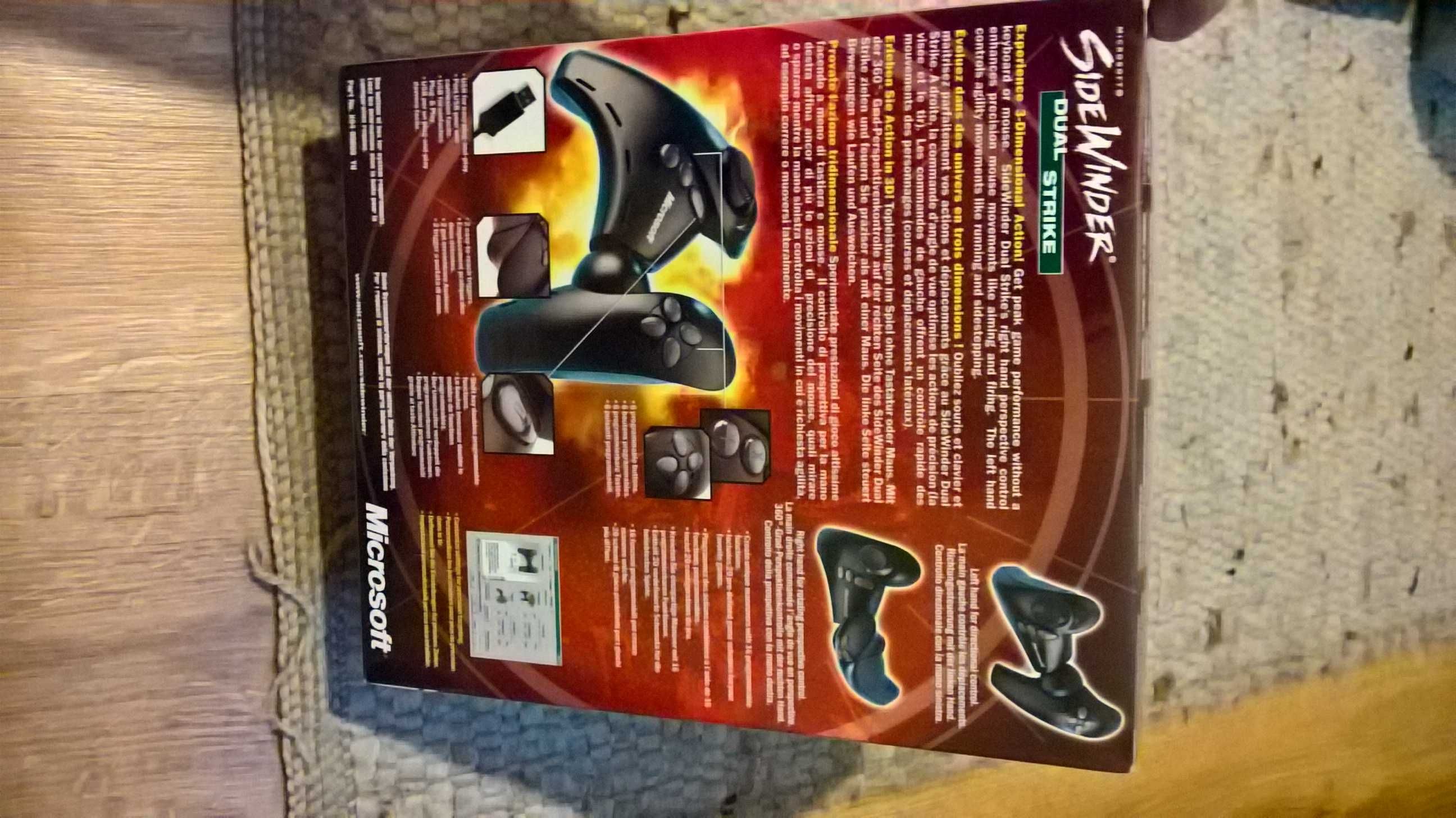 Microsoft SideWinder Dual Strike - nowy - Box - folia - Windows XP 98