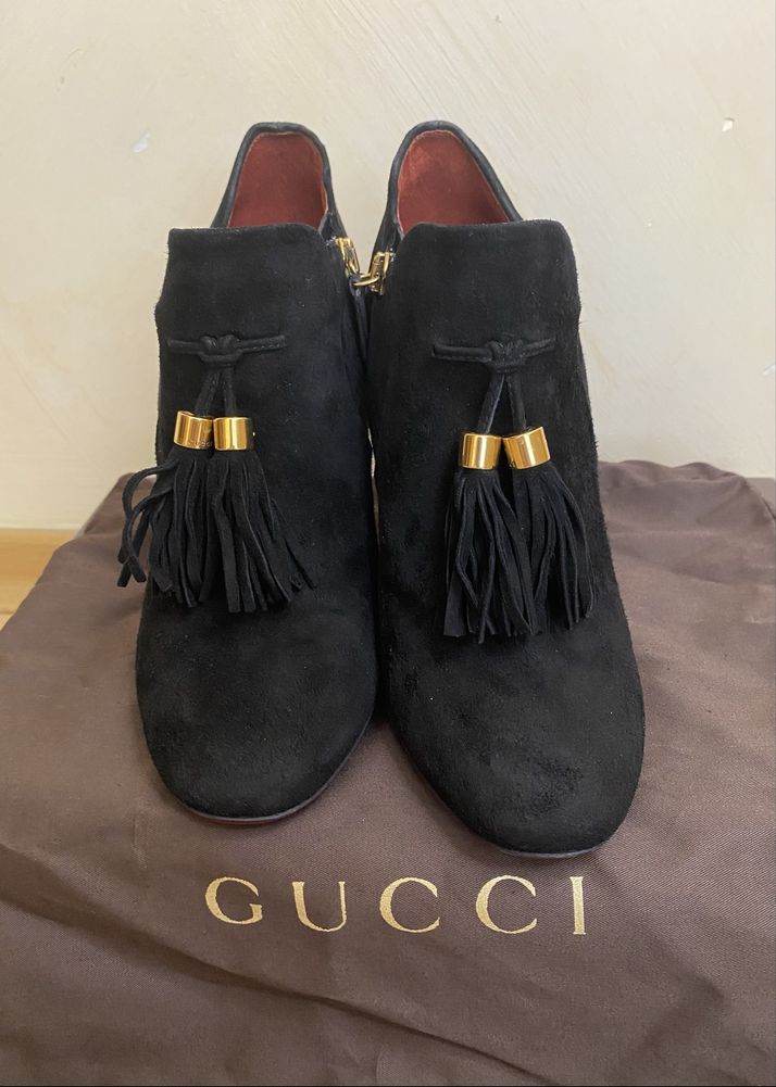 Ботильйони Gucci оригінал (36р) замш