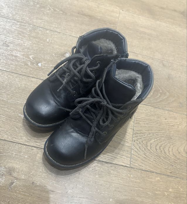 Buty chłopięce za kostkę granatowe 30