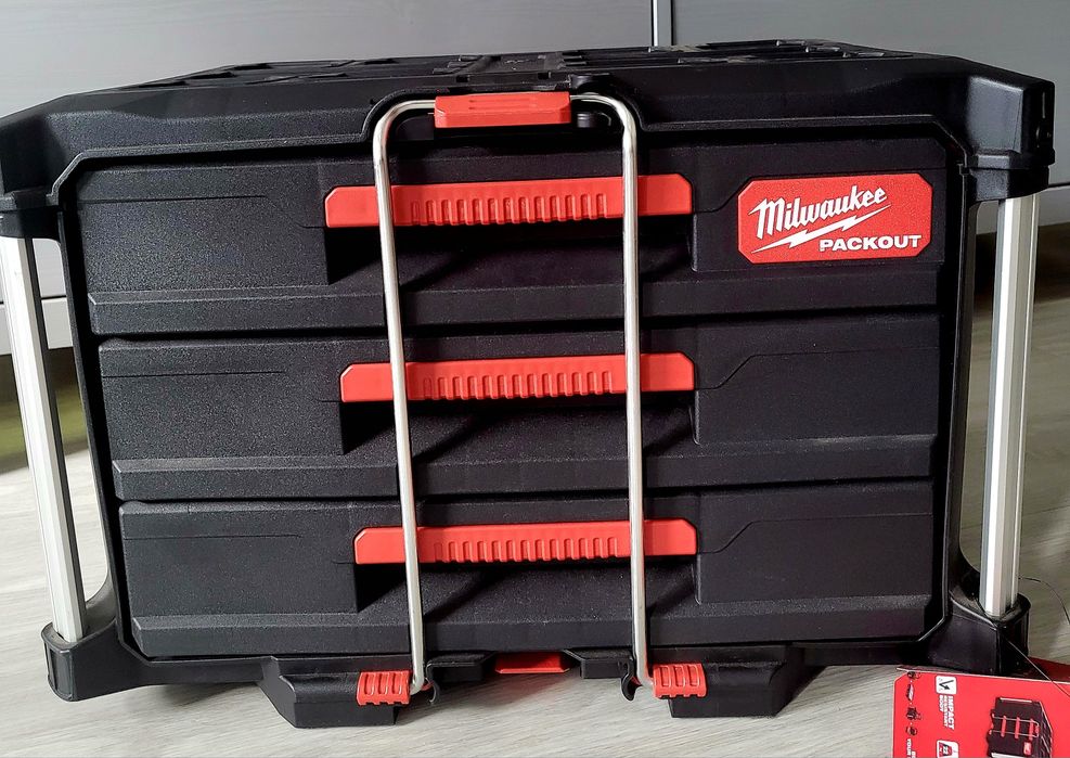 Milwaukee Packout 3 szuflady skrzynka narzędziowa
