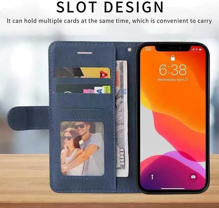 ETUI do Huawei P10 Lite eko skóra z klapką portfel NOWE w474