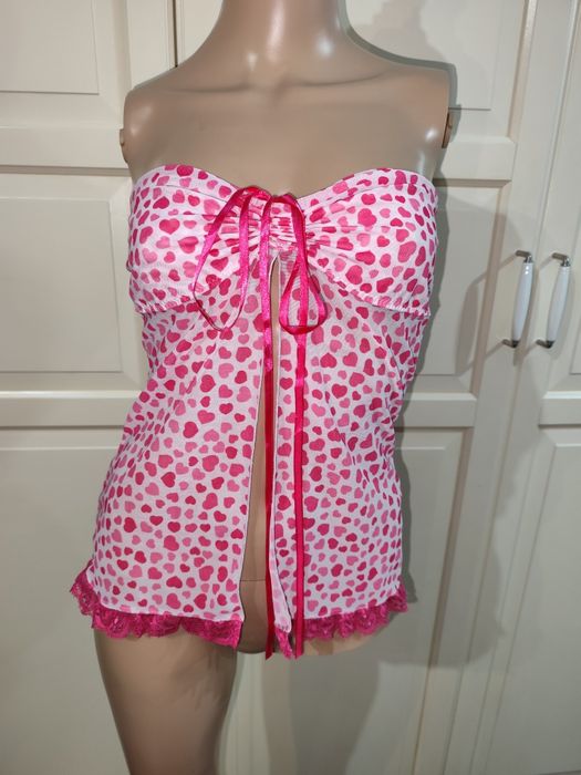 Koszulka nocna z wiązaniem