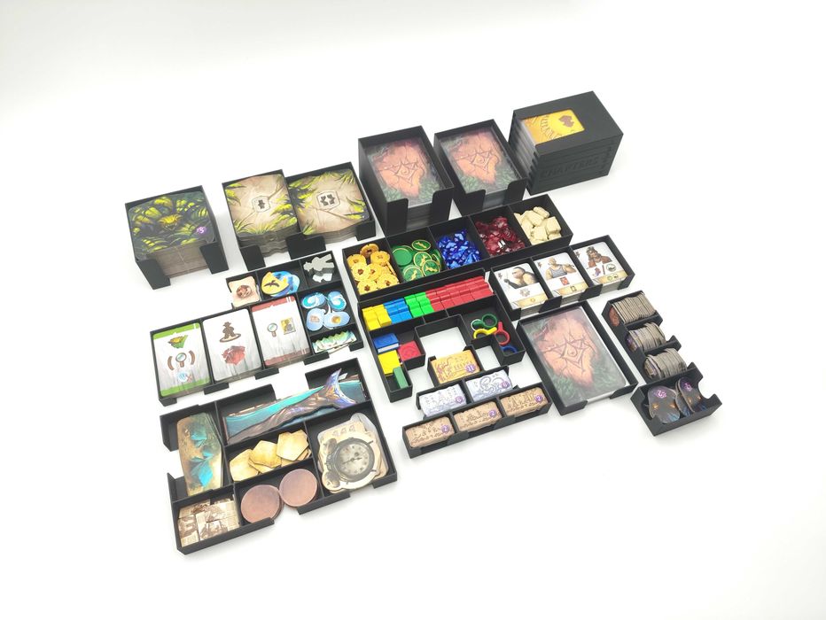 Zaginiona wyspa Arnak + 2 dodatki - Insert/organizer do gry planszowej