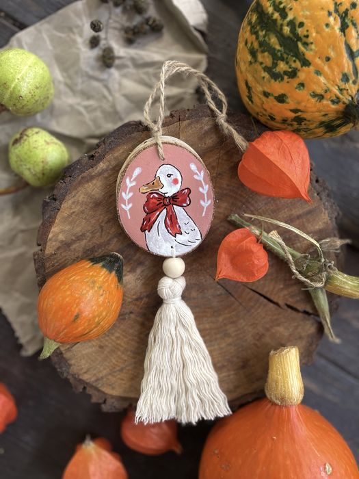 Настінний осінній декор ручної роботи