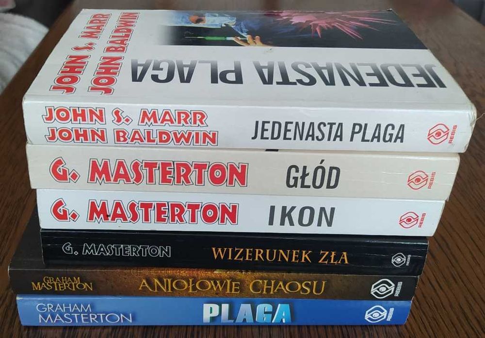 Graham MASTERTON - zestaw 5 tytułów + gratis