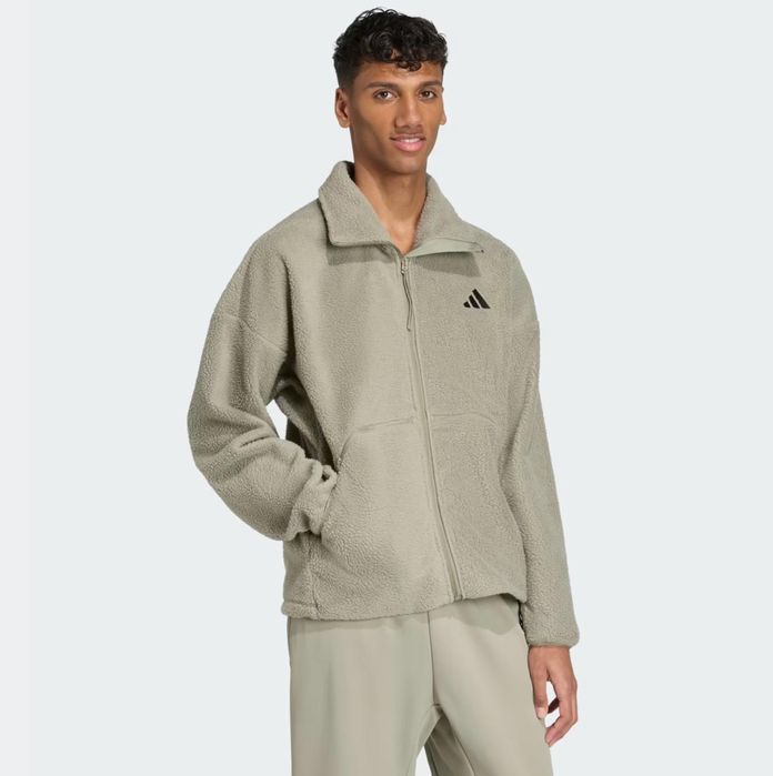 Фліска  кофта шерпа Adidas city tech high pile flece