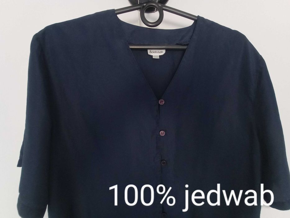 koszula bluzka 100% jedwab