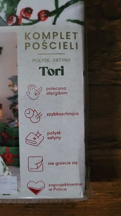 Pościel świąteczny wzor 160x200