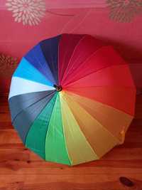 Зонт диаметр 104см женский Радуга трость зонтик парасолька жіноча
