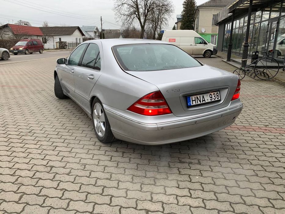 W220 3.2 автомат газ чорна шкіра