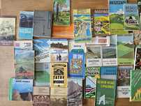 Stare mapy góry polskie przewodniki Tatry Bieszczady Pieniny Gorce