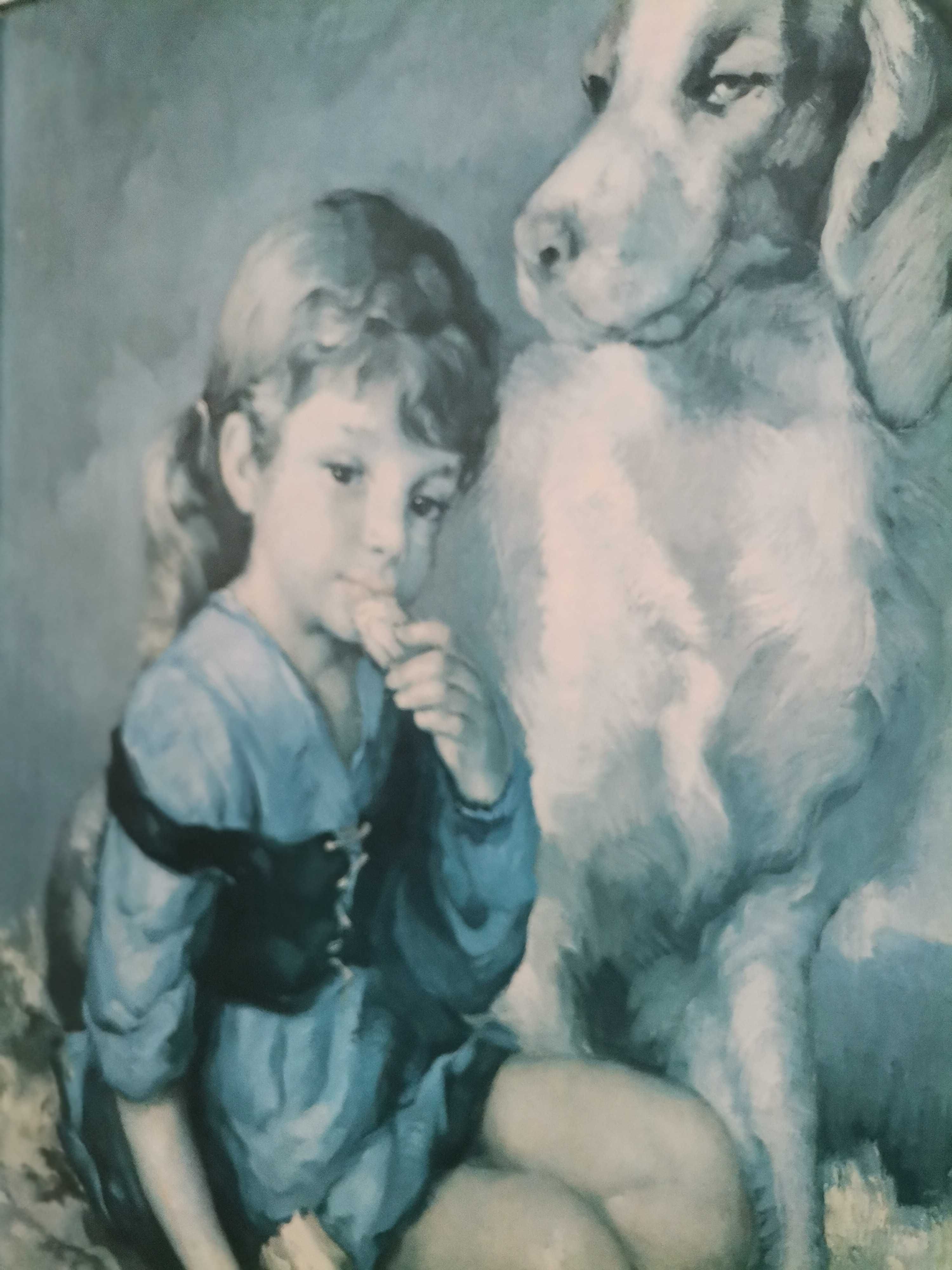 Duży Obraz/nadruk - Francisco Ribera Gómez "Child" lata 50-te XX wieku