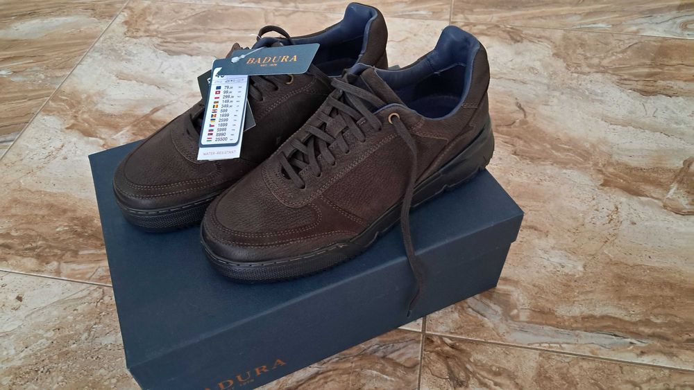 Buty męskie skórzane