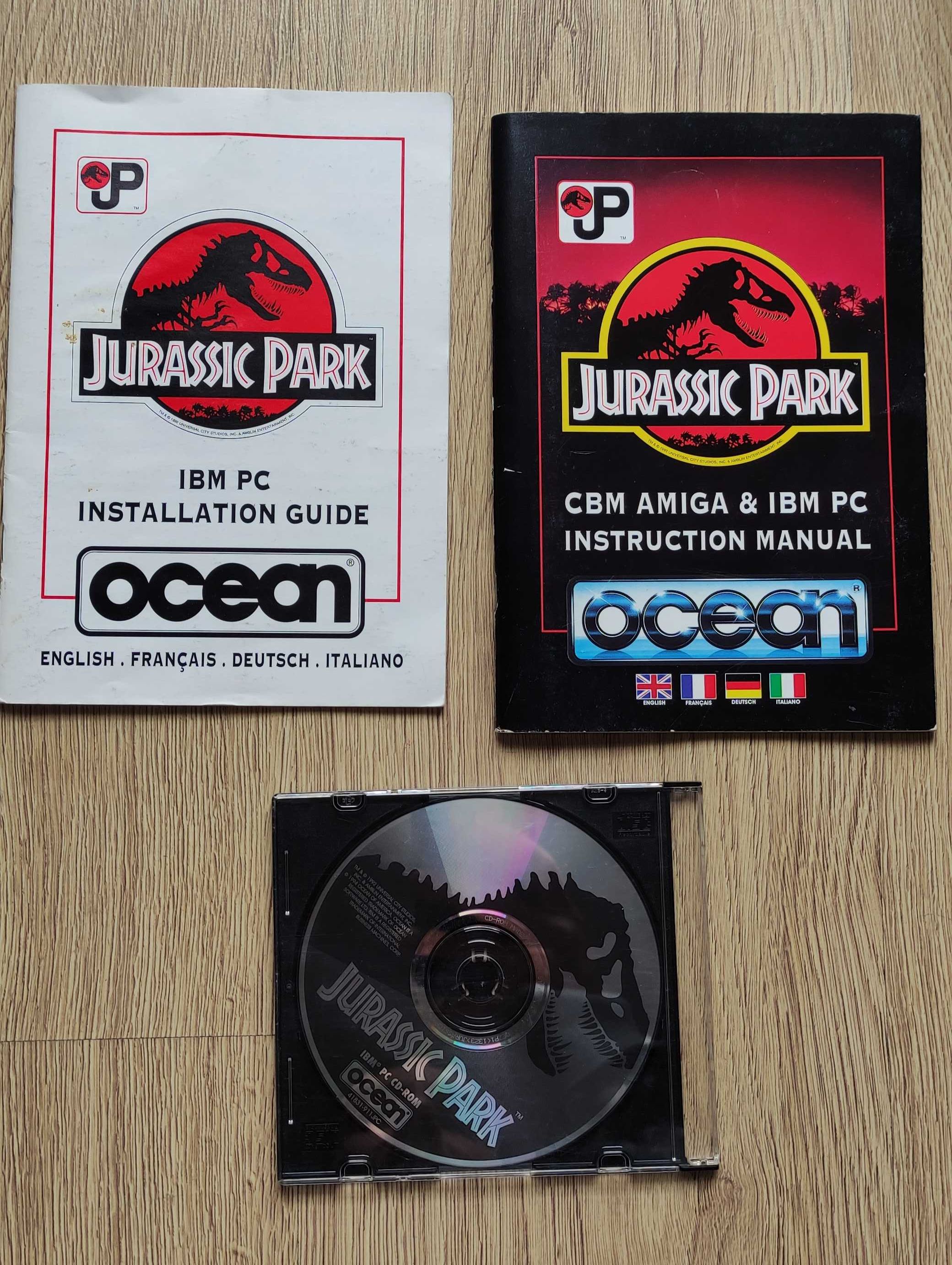 Jurassic Park BIG BOX PC Ocean 1993