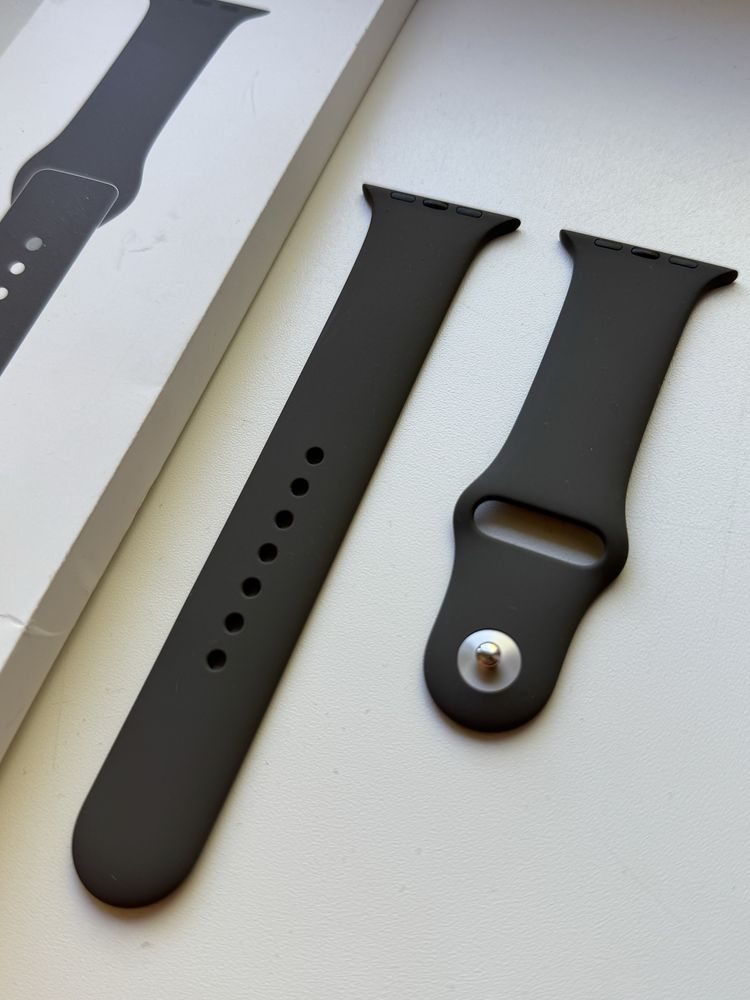 Opaska band apple watch 45 mm m/l zegarek popielaty brąz brązowy