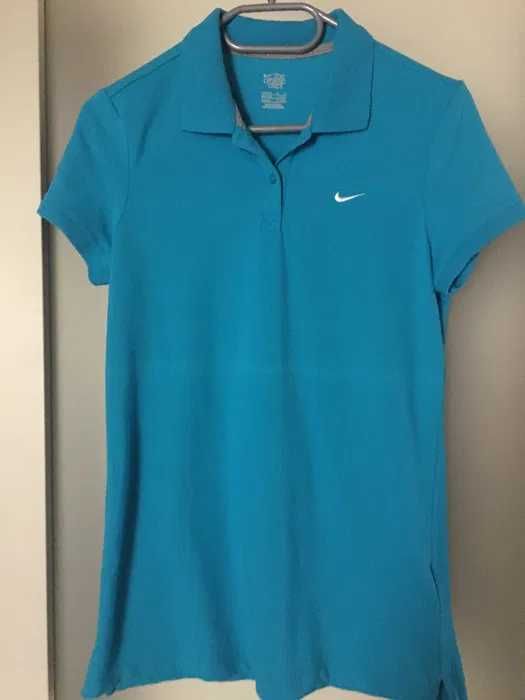 Nike Koszulka tshirt polo w kolorze niebieskim rozmiar L