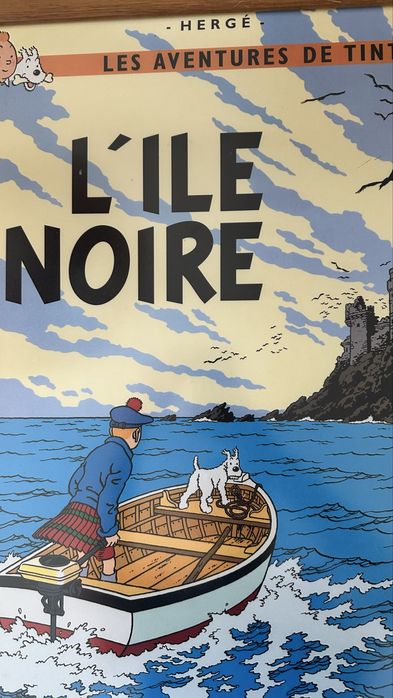 Quadro TinTin emoldurado