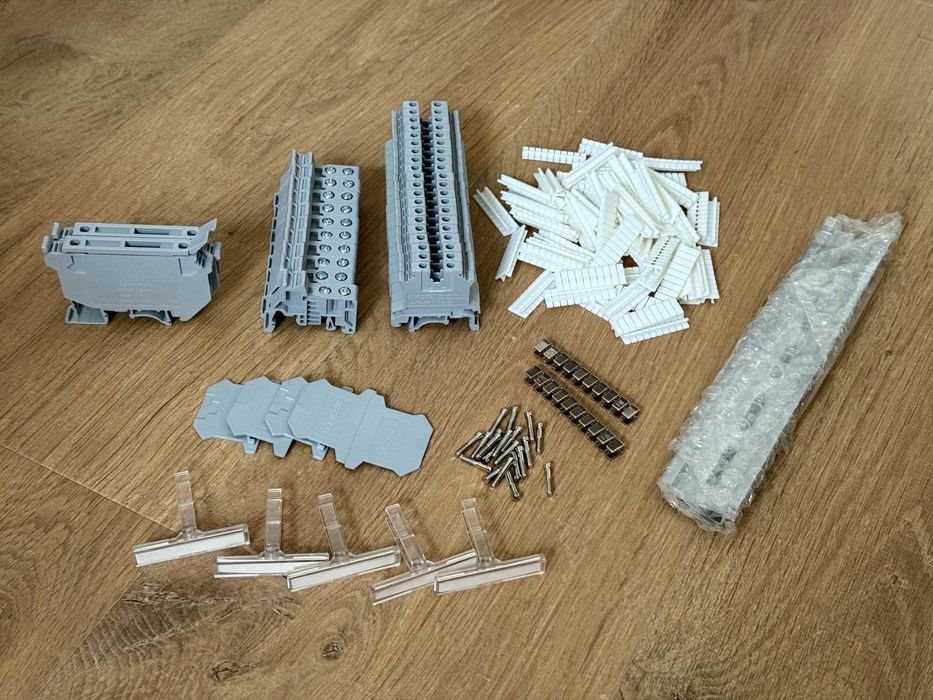 Komplet listew zaciskowych UK 2,5 B na szynę DIN