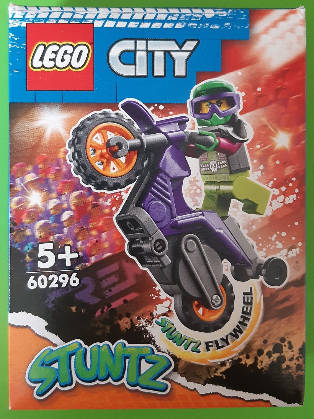 Lego City 60296 Stuntz flywheel motor z napędem
