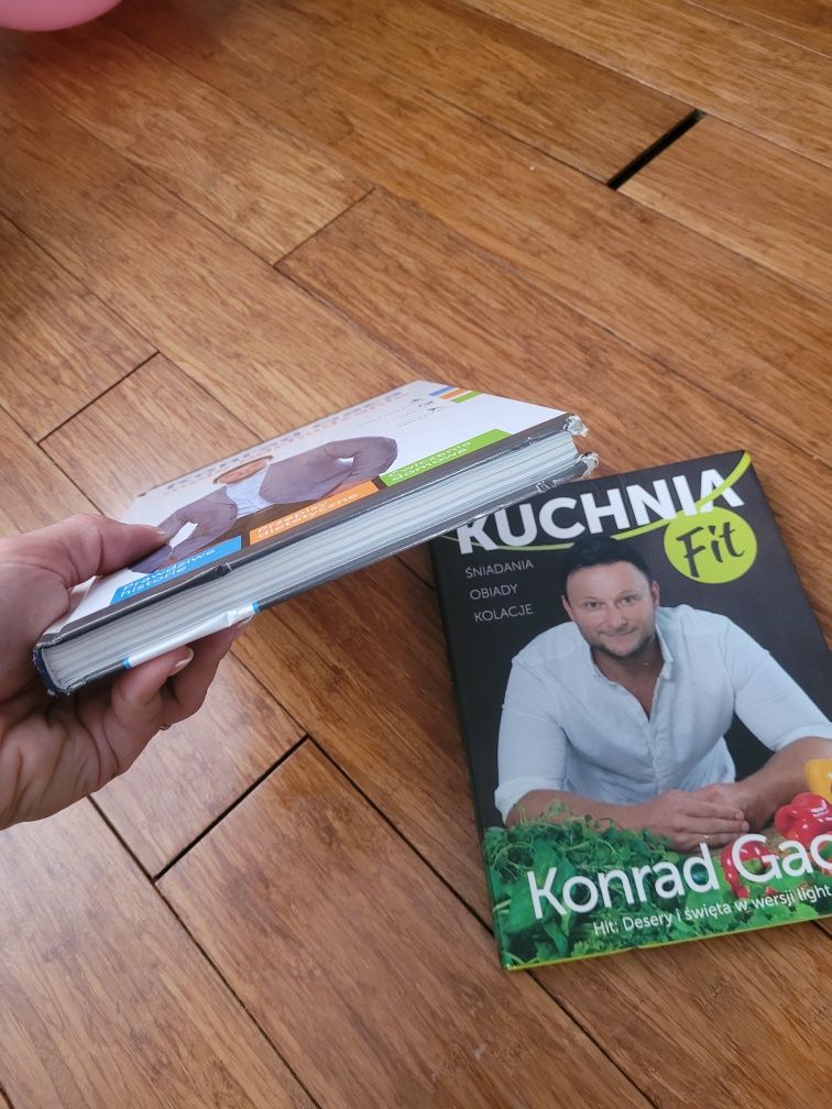 2 Książki Konrad Gaca Moje Odchudzanie + Kuchnia Fit