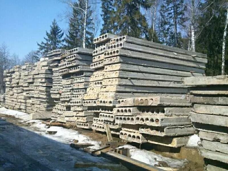 Плиты перекрытия, дорожные б/у