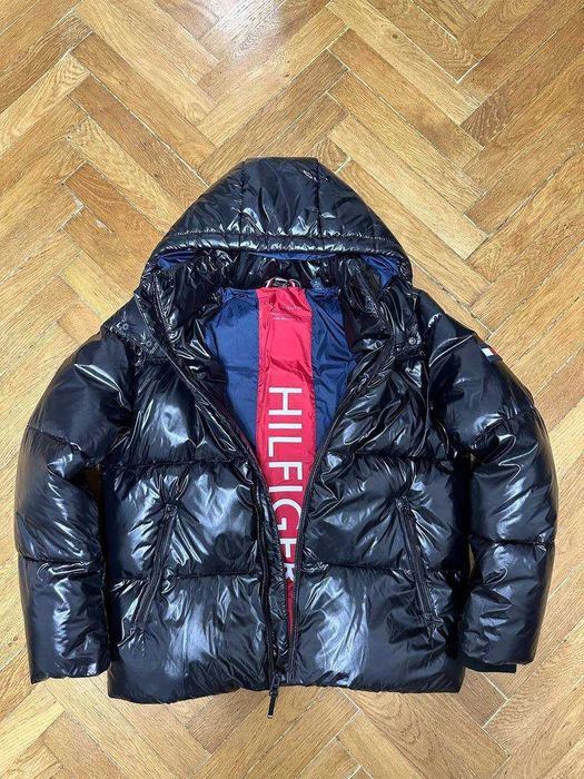 Чорний демісезонний Пуховик Tommy Hilfiger