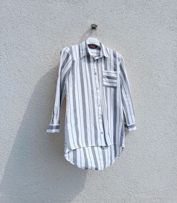 Koszula bawełniana jak len