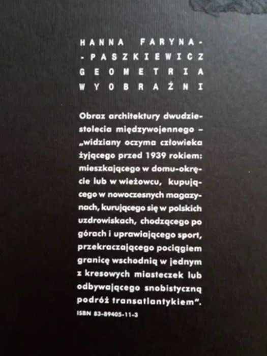 Hanna Faryna Paszkiewicz Geometria wyobrazni