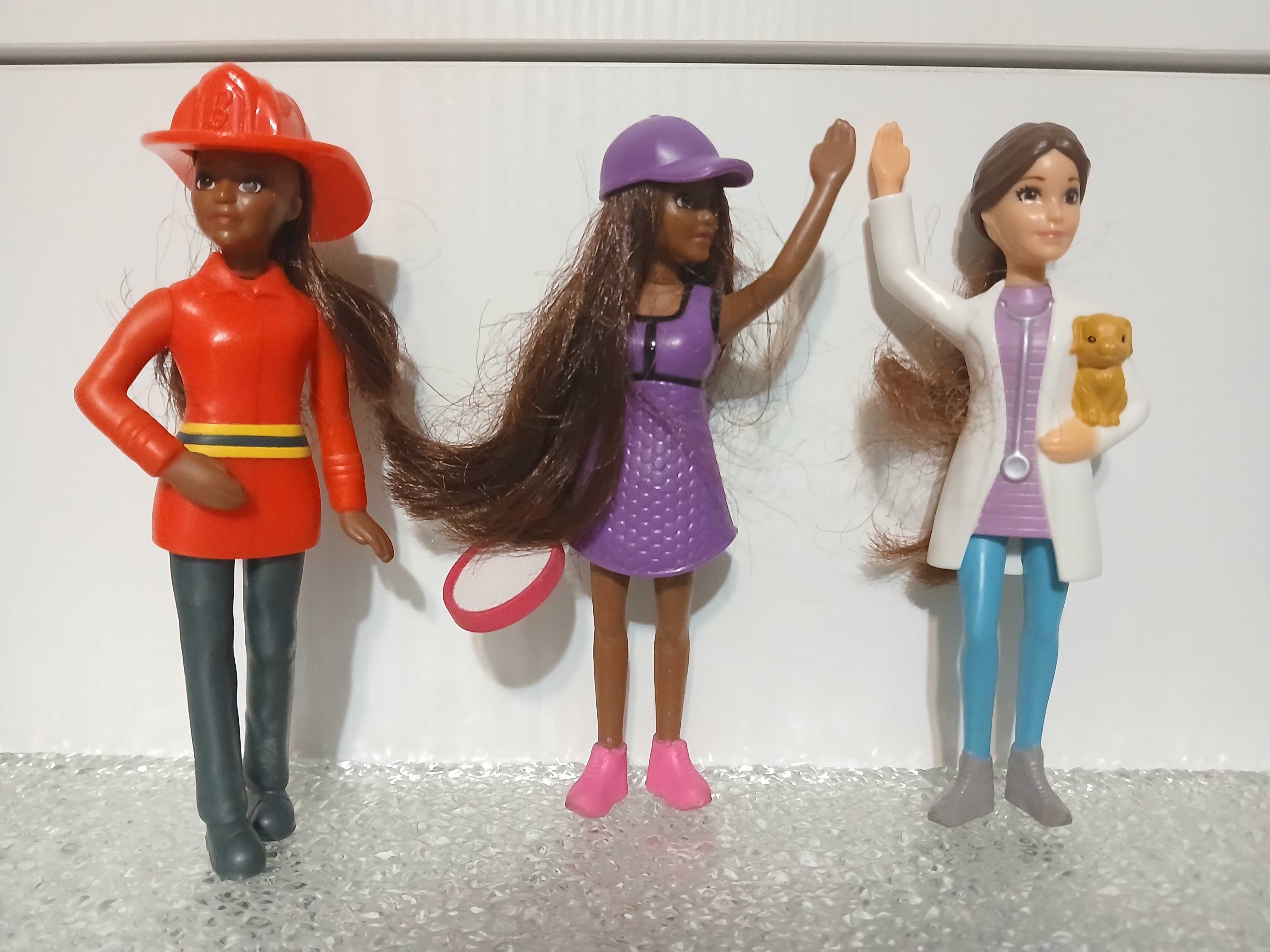 Zestaw Barbie McDonalds 3 lialki
