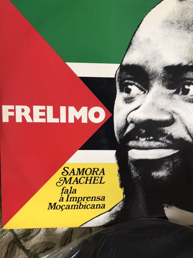 LP _Vinil Samora Machel fala à imprensa Moçambicana - 1974 - Raridade