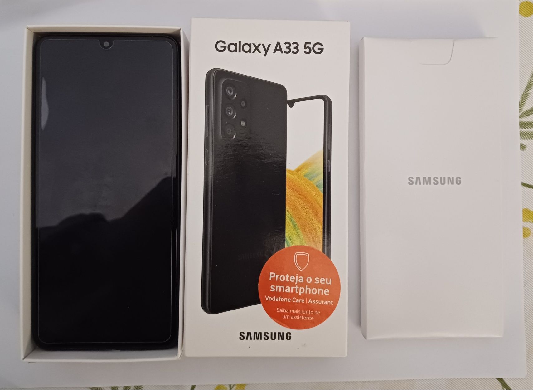 Telemóvel Samsung Galaxy A33 5G c capa e película  prot.  c garantia