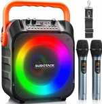Głośnik KARAOKE Sudotack SP70  z 2 mikrofonami BLUETOOTH AUX LED