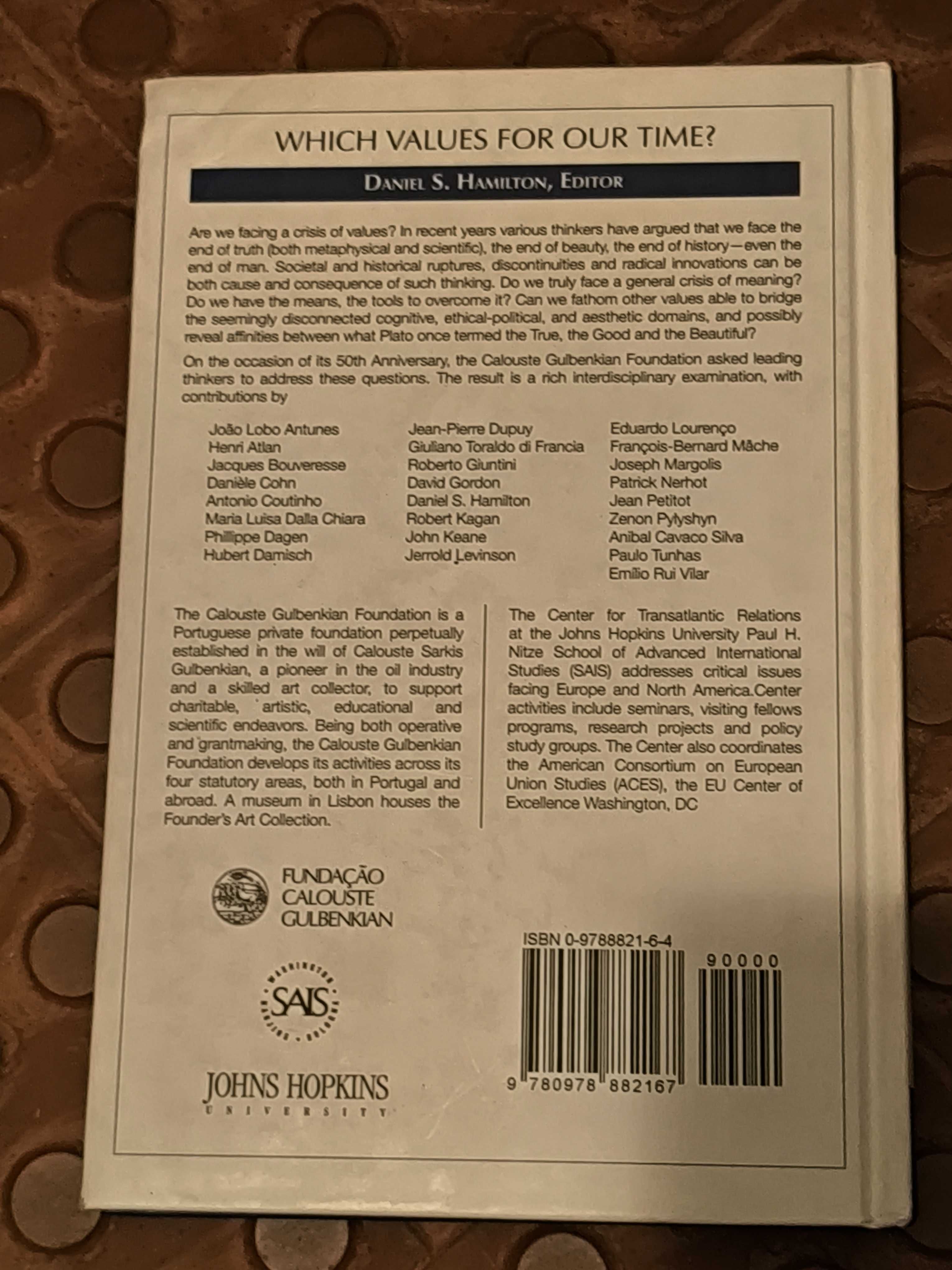 Which Values for Our Time
de Daniel S. Hamilton