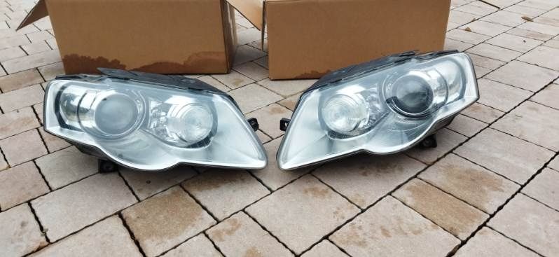 Lampy VW Passat B6 LIFT 2007- Bi Xenon Skrętny