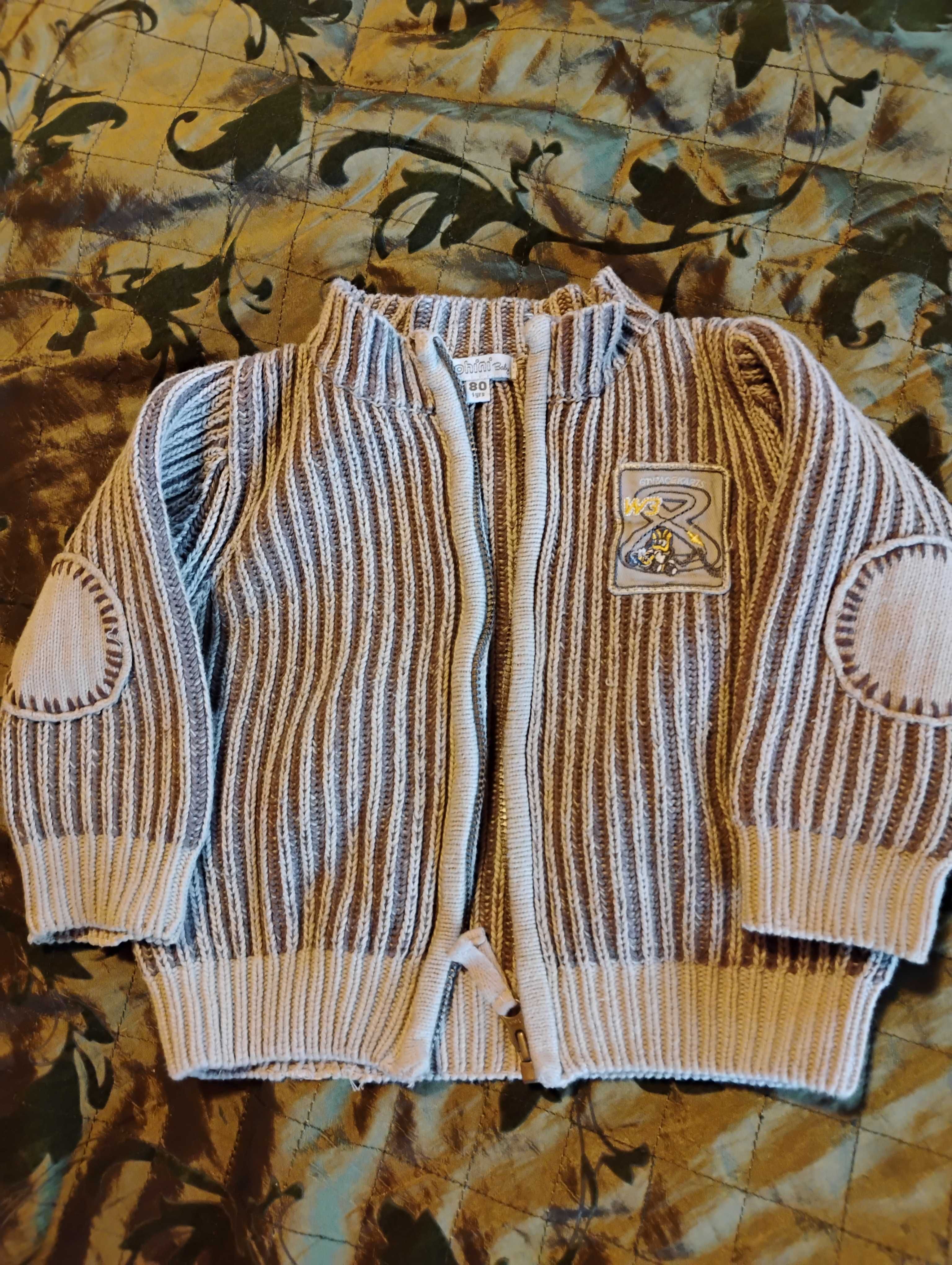 Elegancki sweterek 100 procent bawełny rozmiar 80