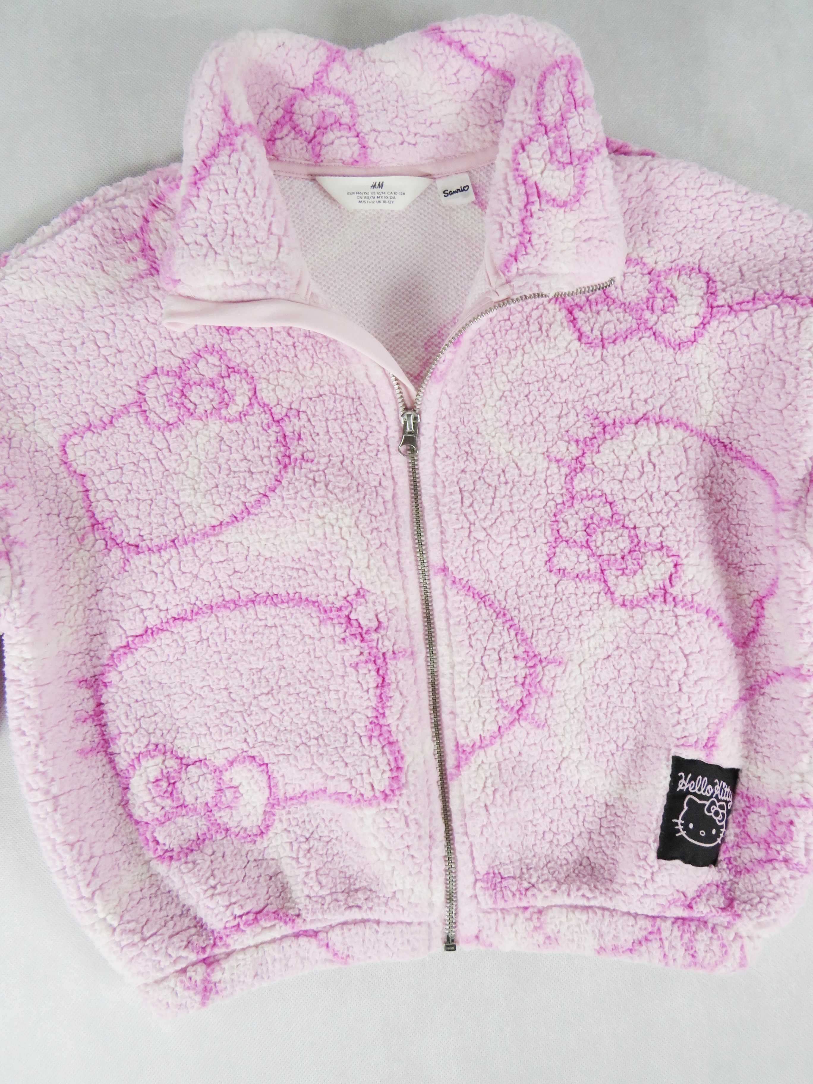 Hello Kitty 146-152 cm bluza Hello Kitty H&M barankowa kurteczka